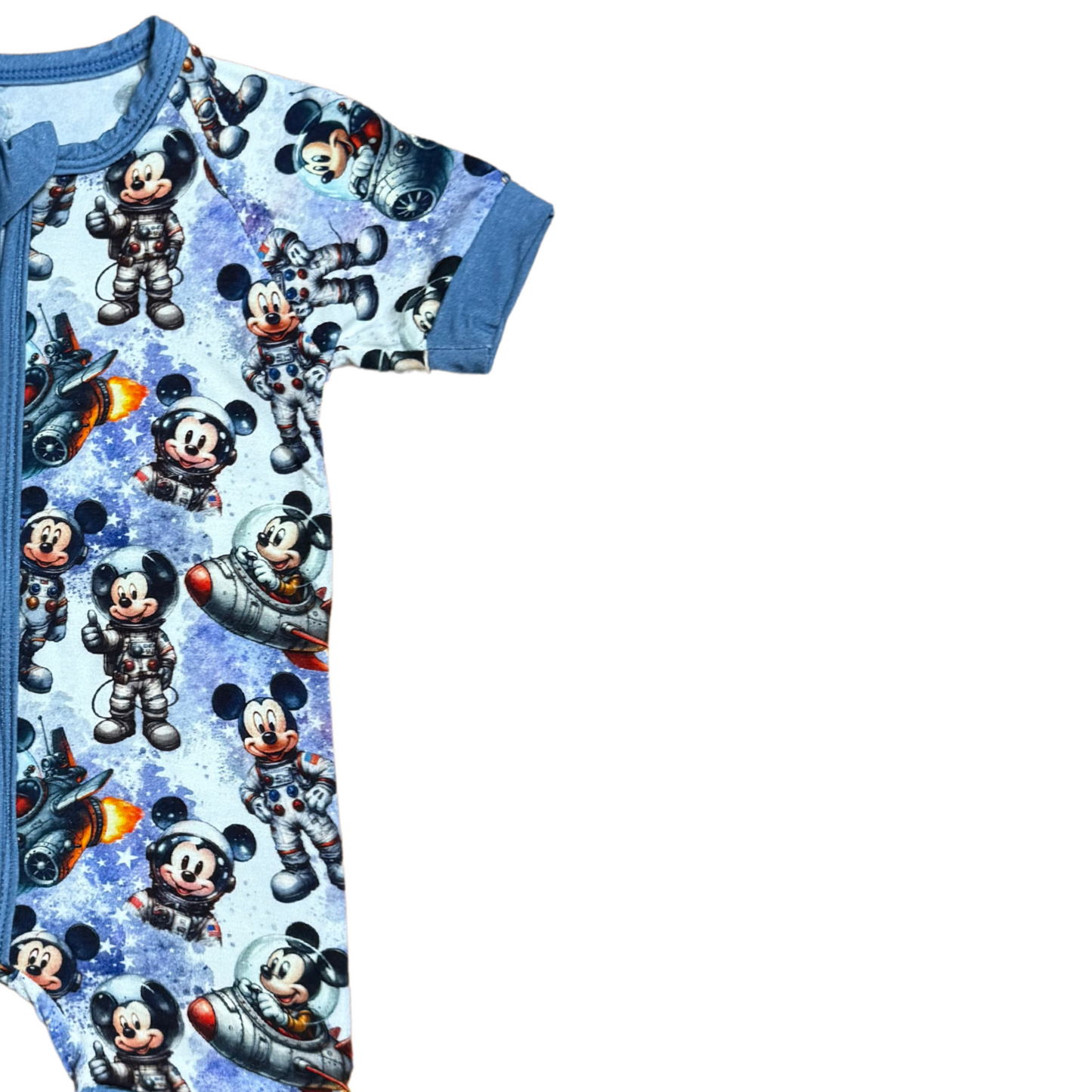 Astronaut Mickey Bamboo Short Romer