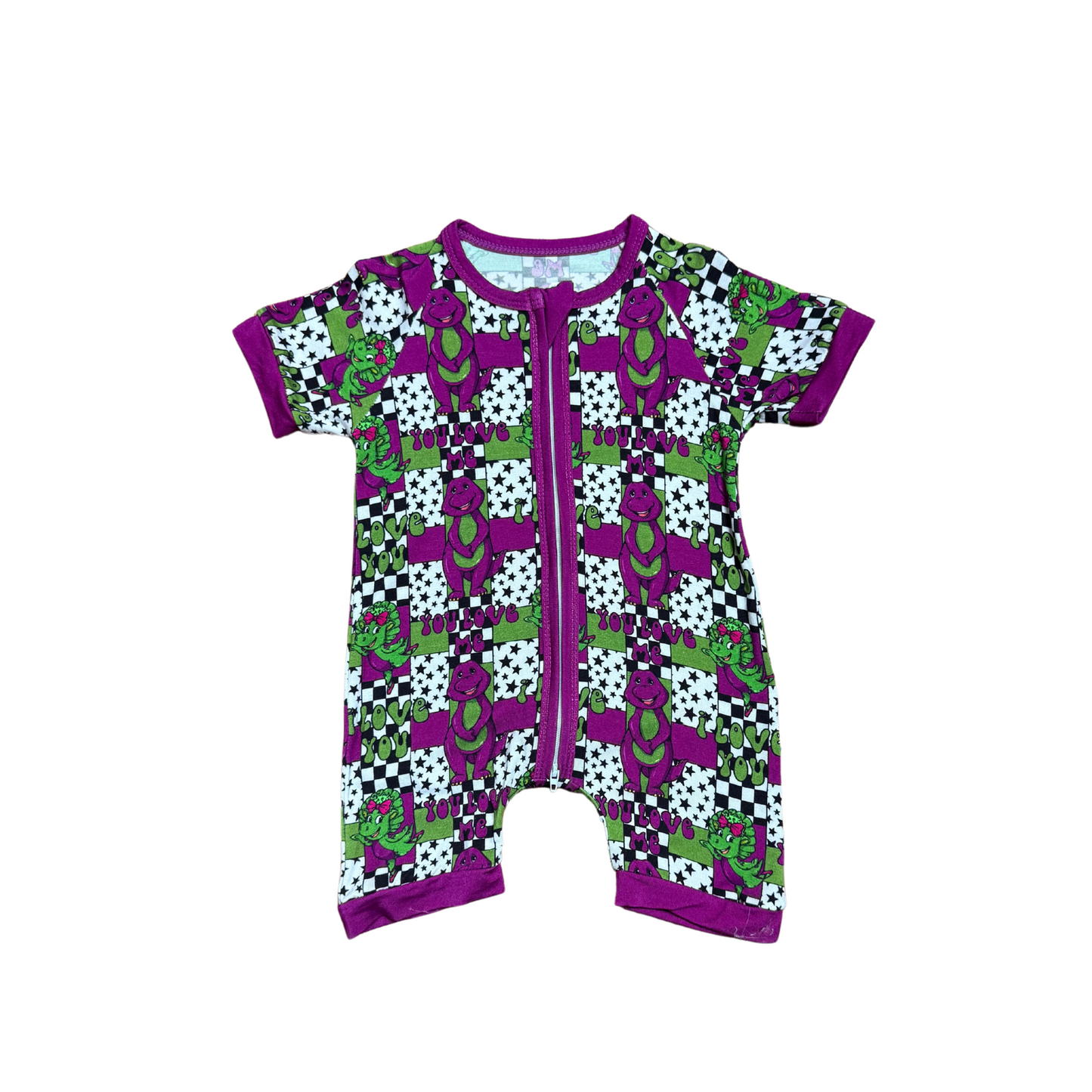 I Love You, You Love Me Bamboo Short Romper