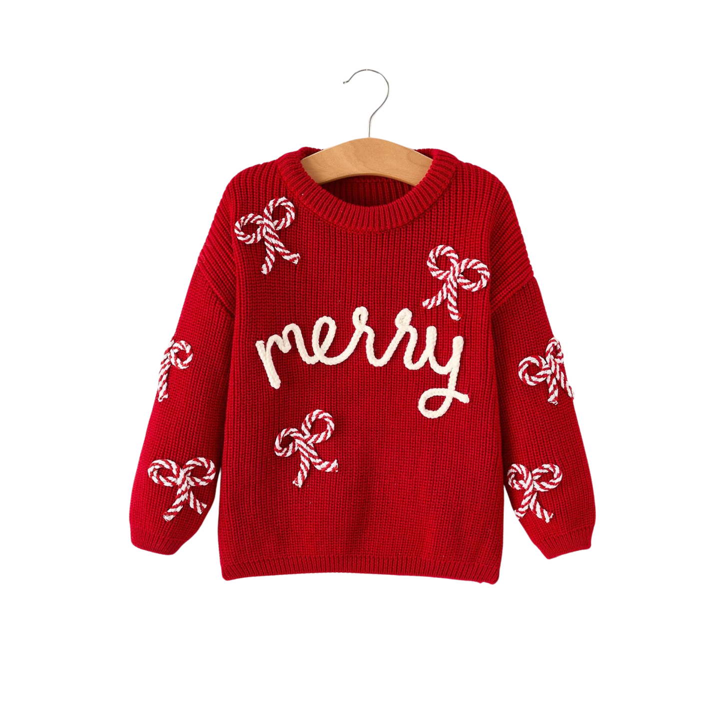 Winter Christmas "Merry" Pullover Sweater