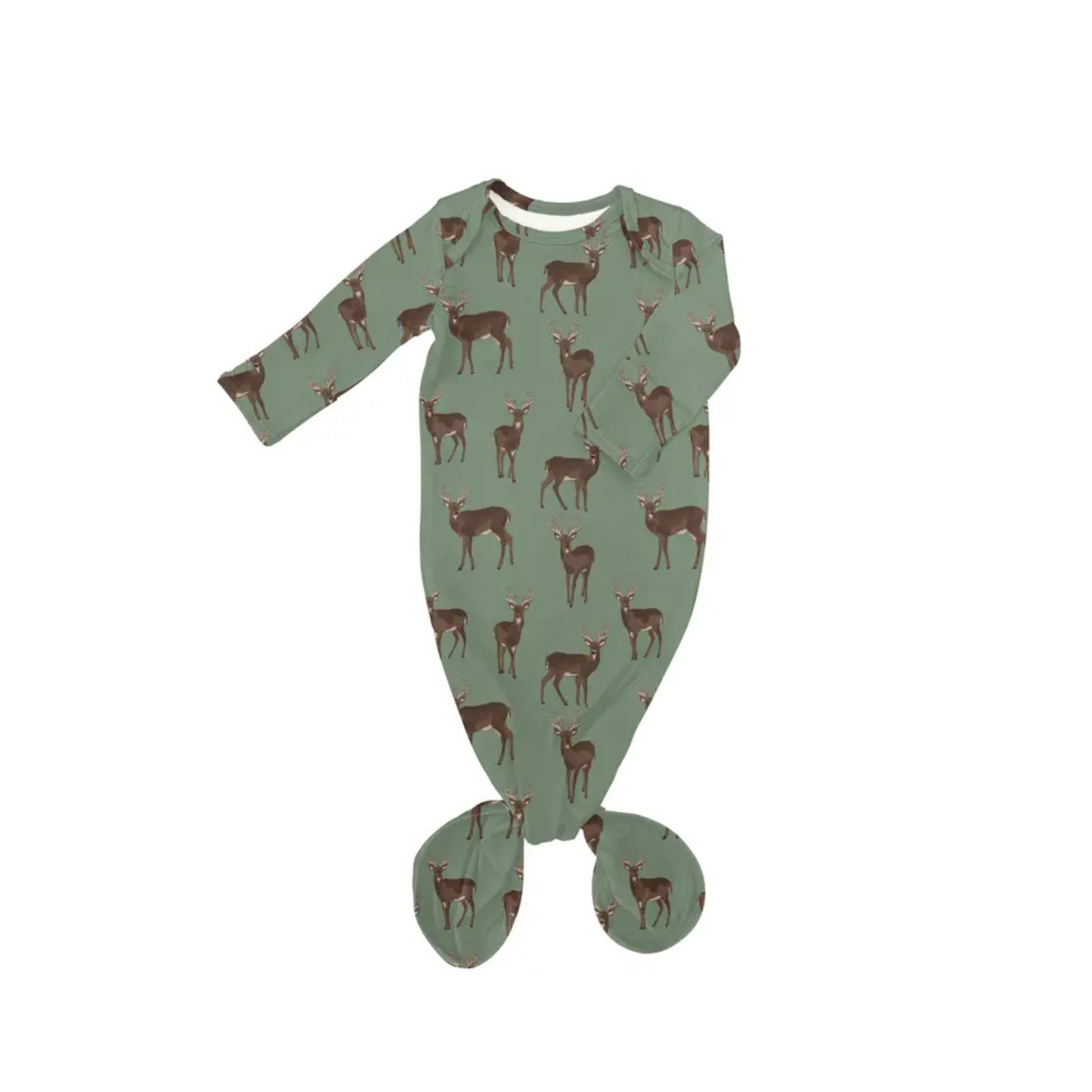 Deer - Knotted Infant Gown