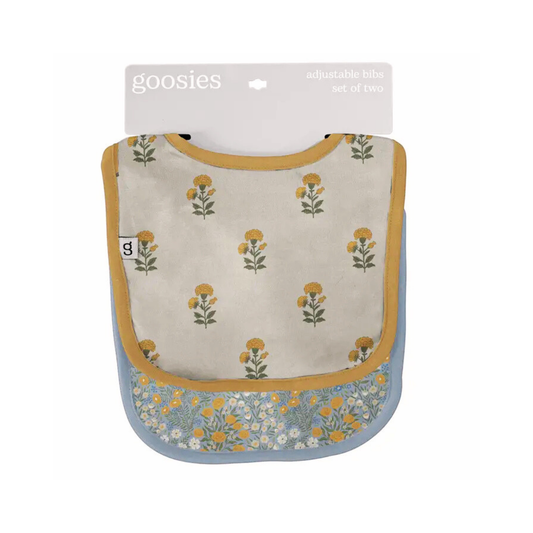 Marigold Block Print - Bib Set