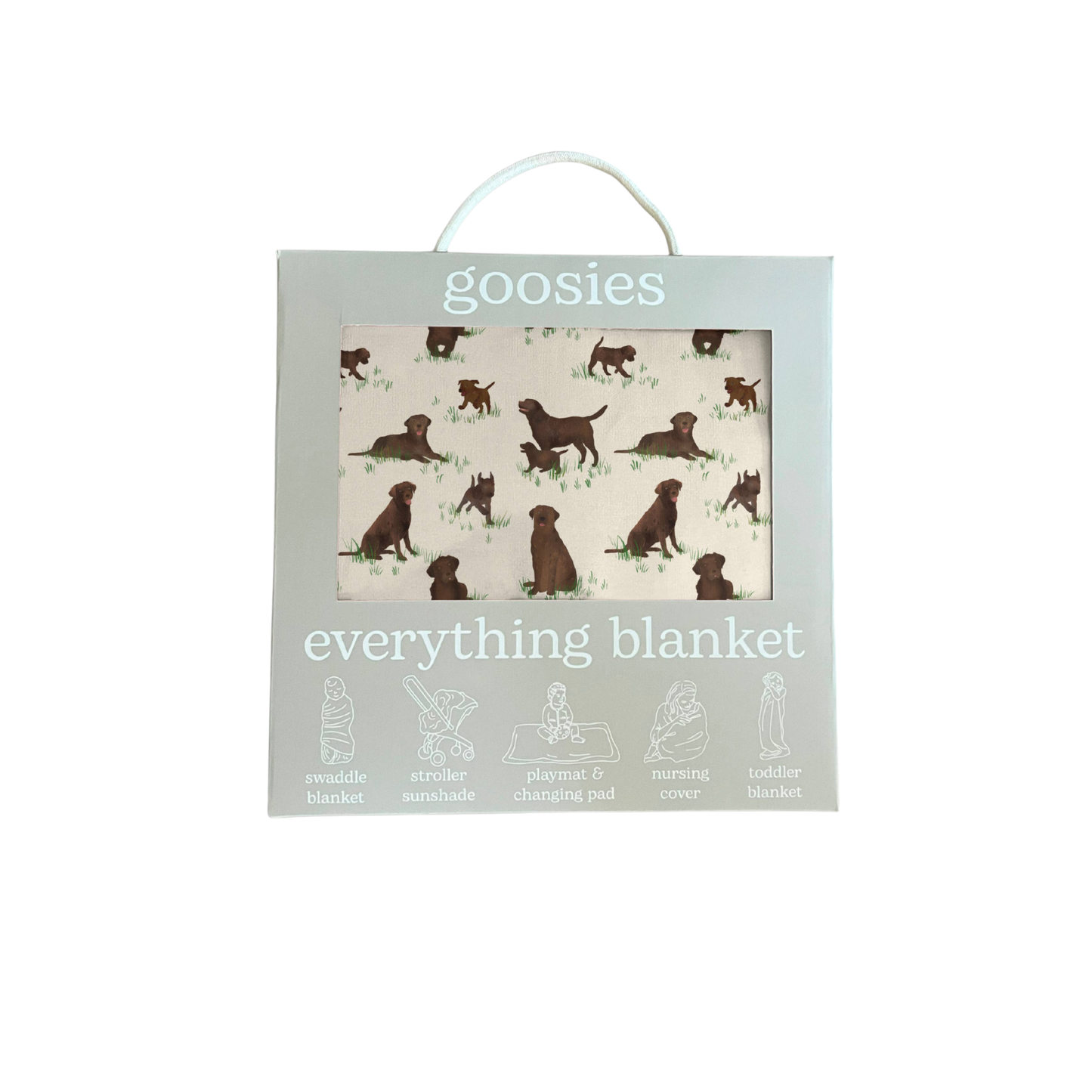 Chocolate Lab Dogs - Everything Blanket