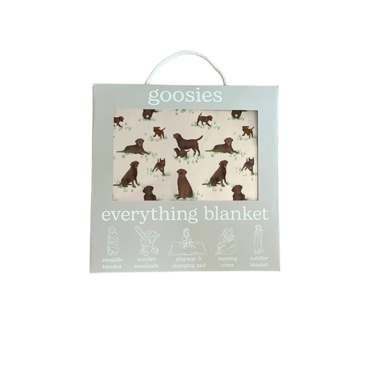 Chocolate Lab Dogs - Everything Blanket