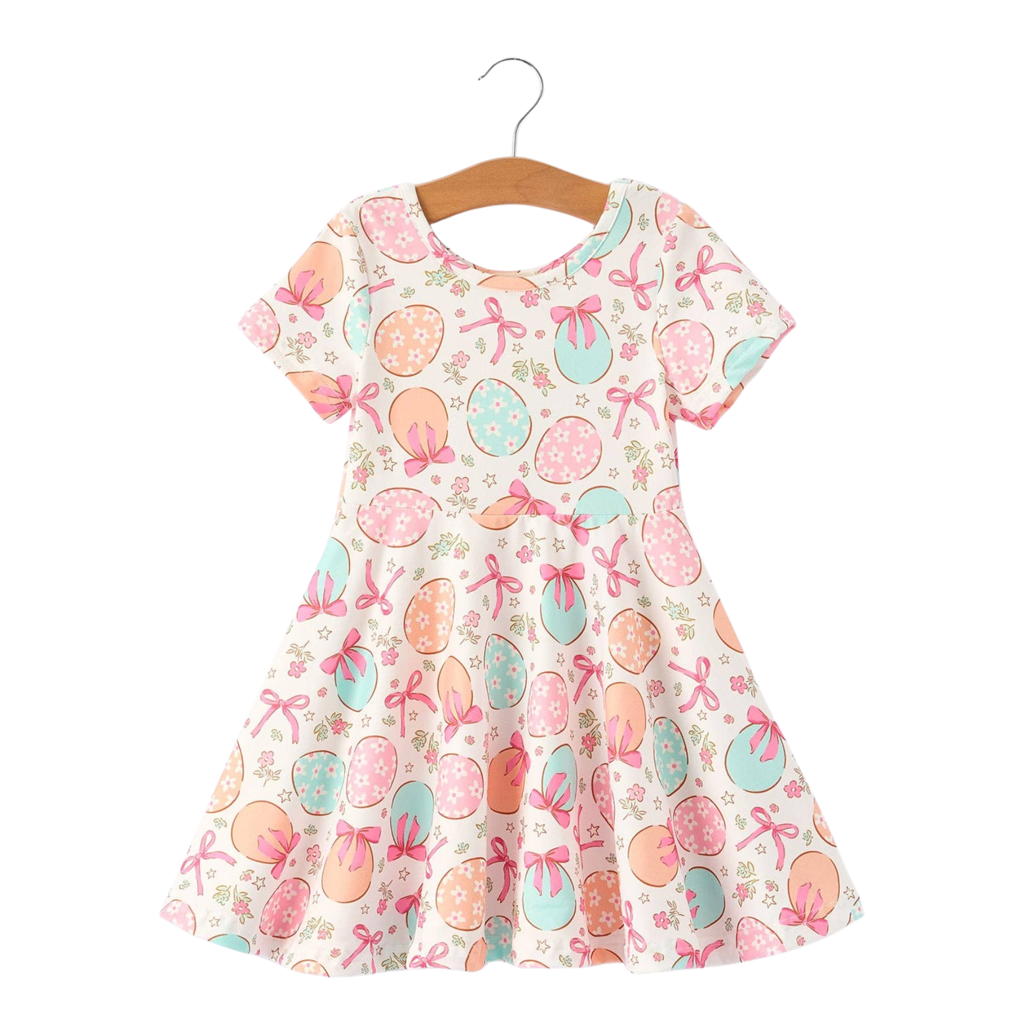 Easter Egg Bow Twirl Dress