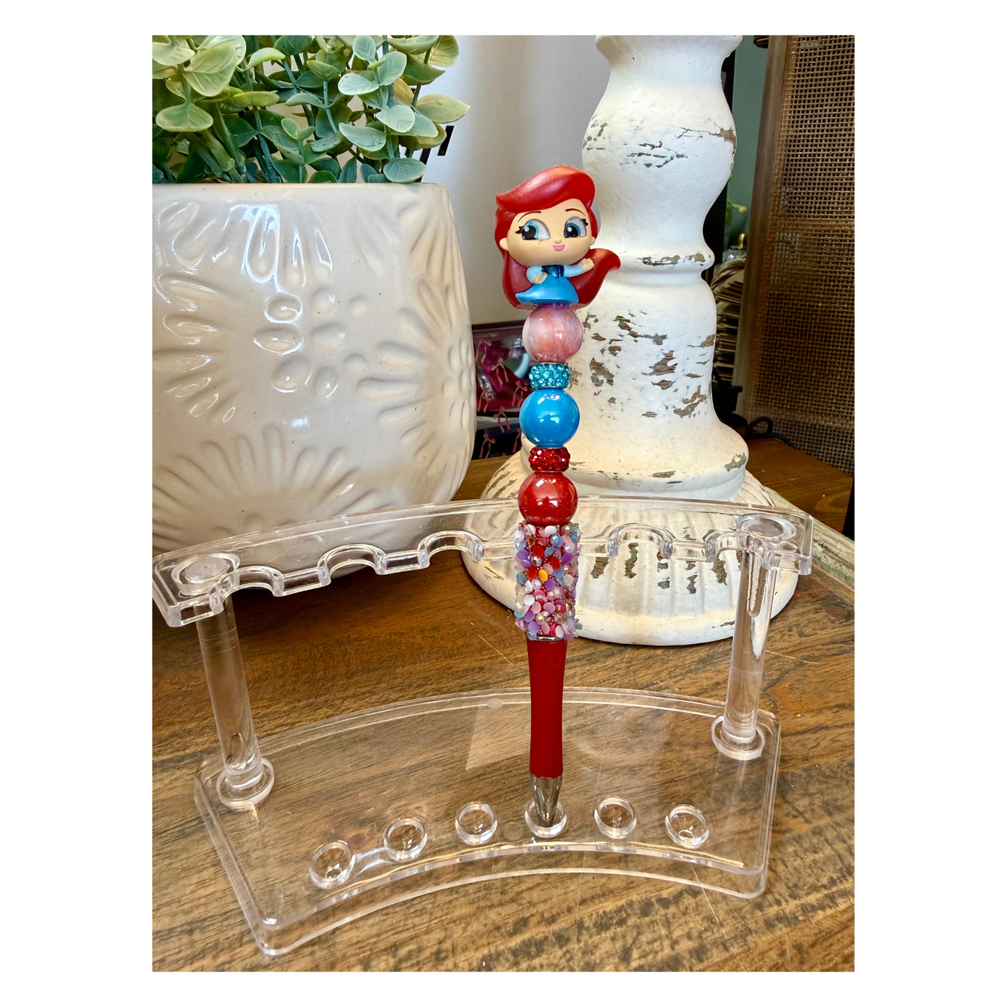Disney Doorable Beaded Pen - Ariel