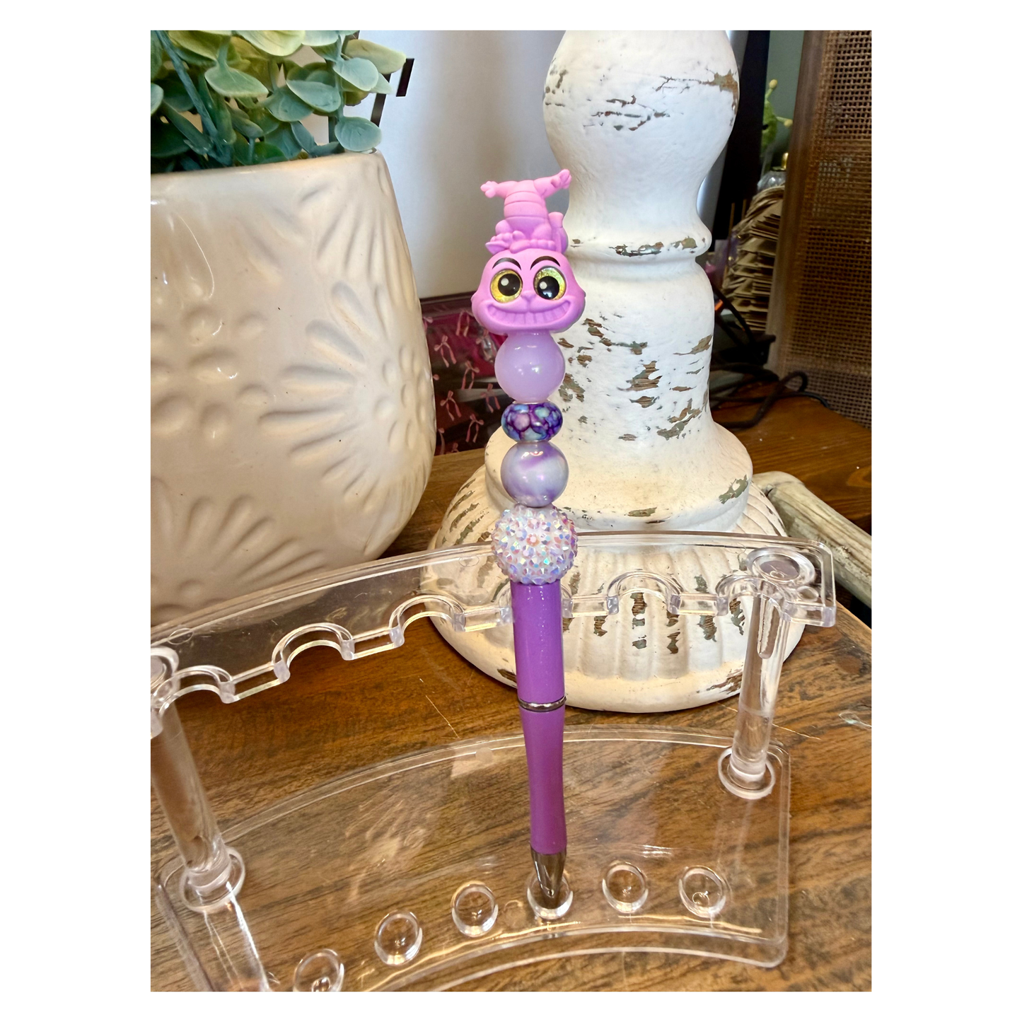 Disney Doorable Beaded Pen - Cheshire Cat