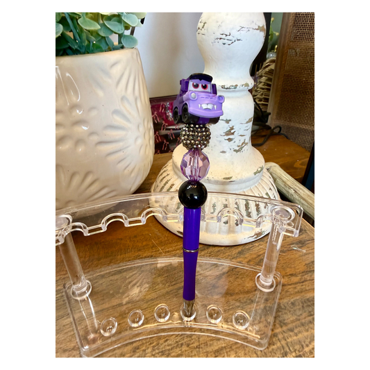 Disney Doorable Beaded Pen - Tow Mater