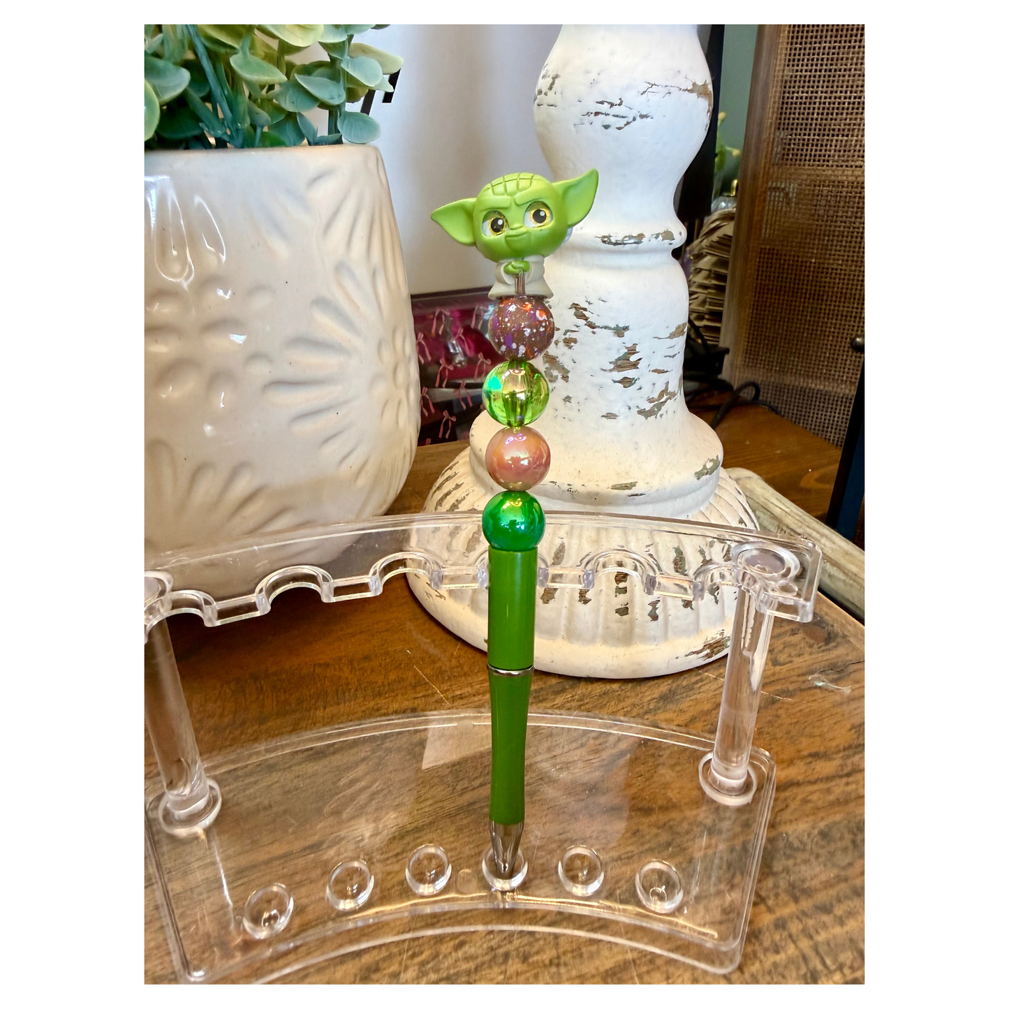 Disney Doorable Beaded Pen - Yoda