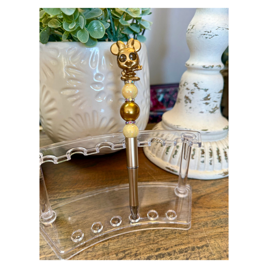Disney Doorable Beaded Pen - Golden Minnie