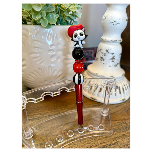 Disney Doorable Beaded Pen - Figaro