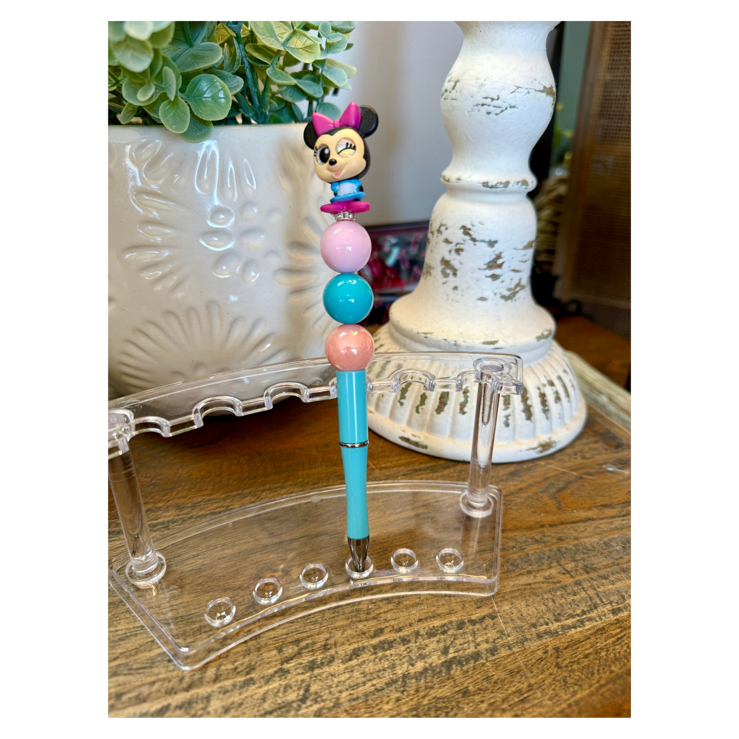 Disney Doorable Beaded Pen - Minnie Mouse