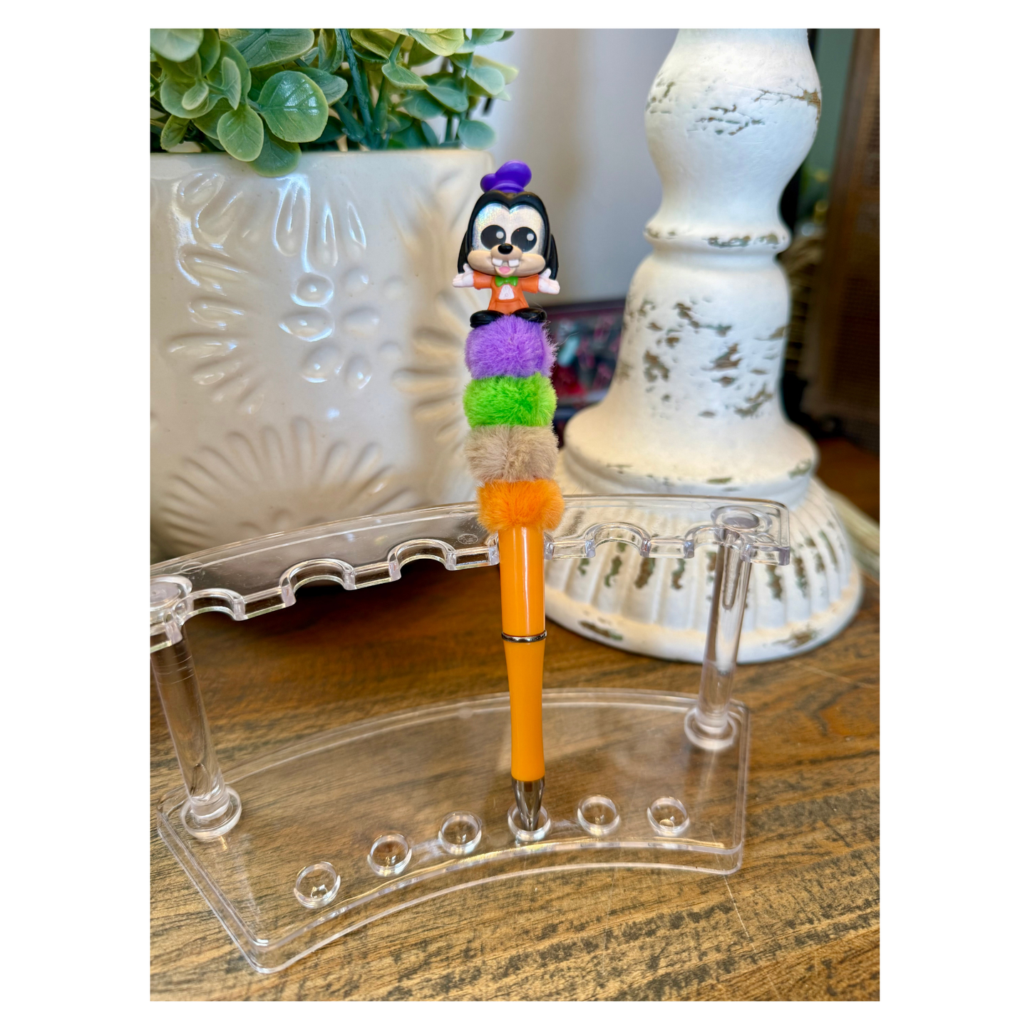 Disney Doorable Beaded Pen - Halloween Goofy