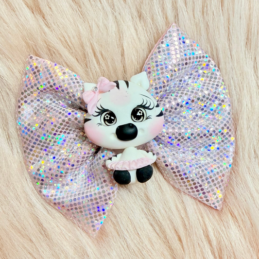 Savannah Bow - Ballerina Zebra
