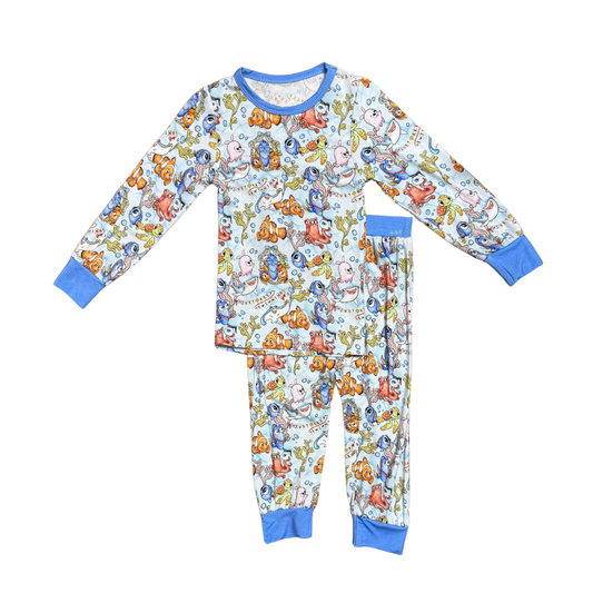 Just Keep Swimming Friends Bamboo PJ's