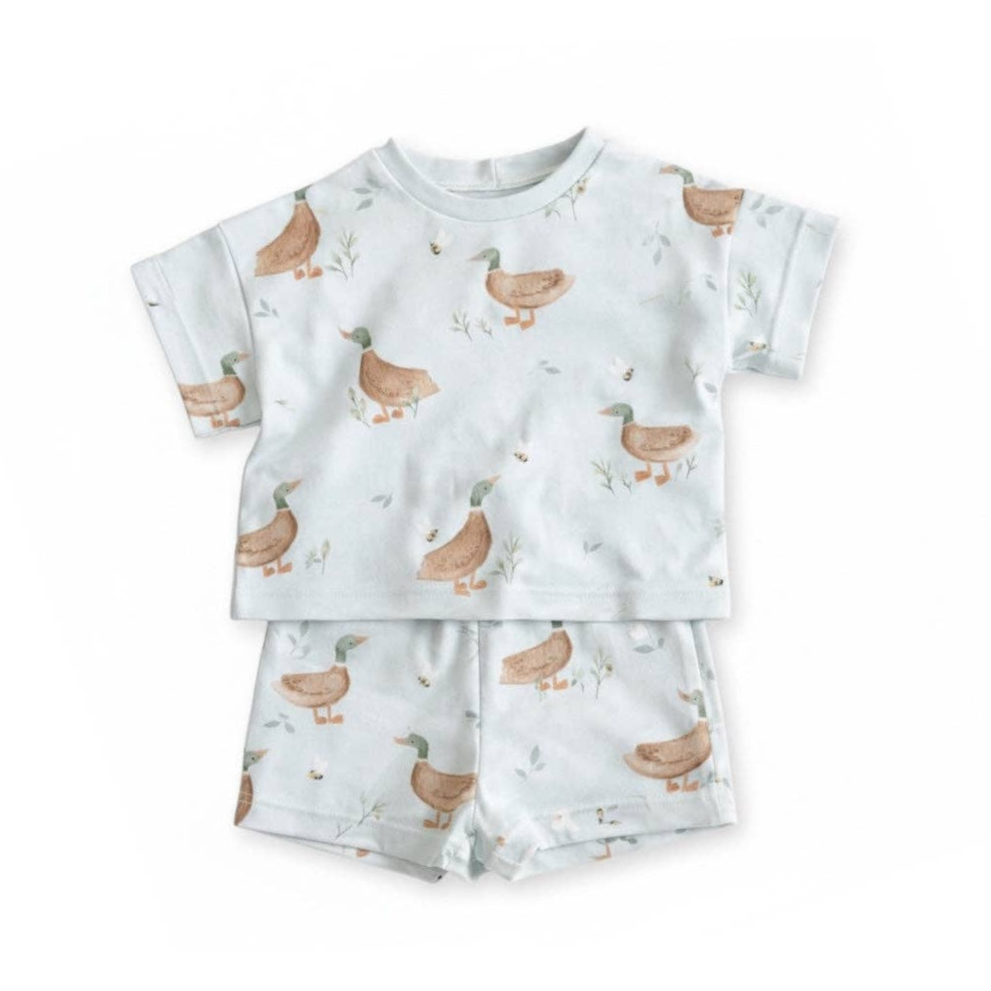 Duck Print Lounge Short Set