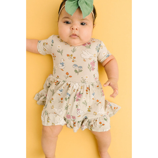 Garden Goose Short Sleeve Bamboo Dress
