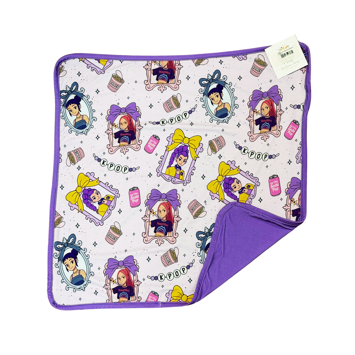 K-Pop Mini Bamboo Blanket