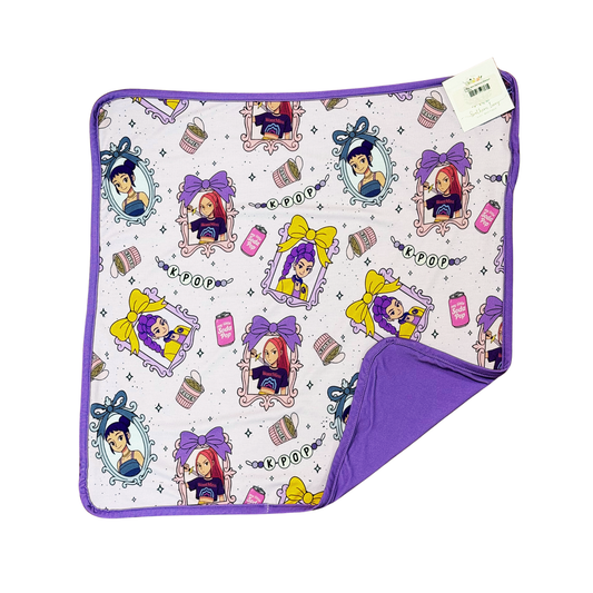 K-Pop Mini Bamboo Blanket