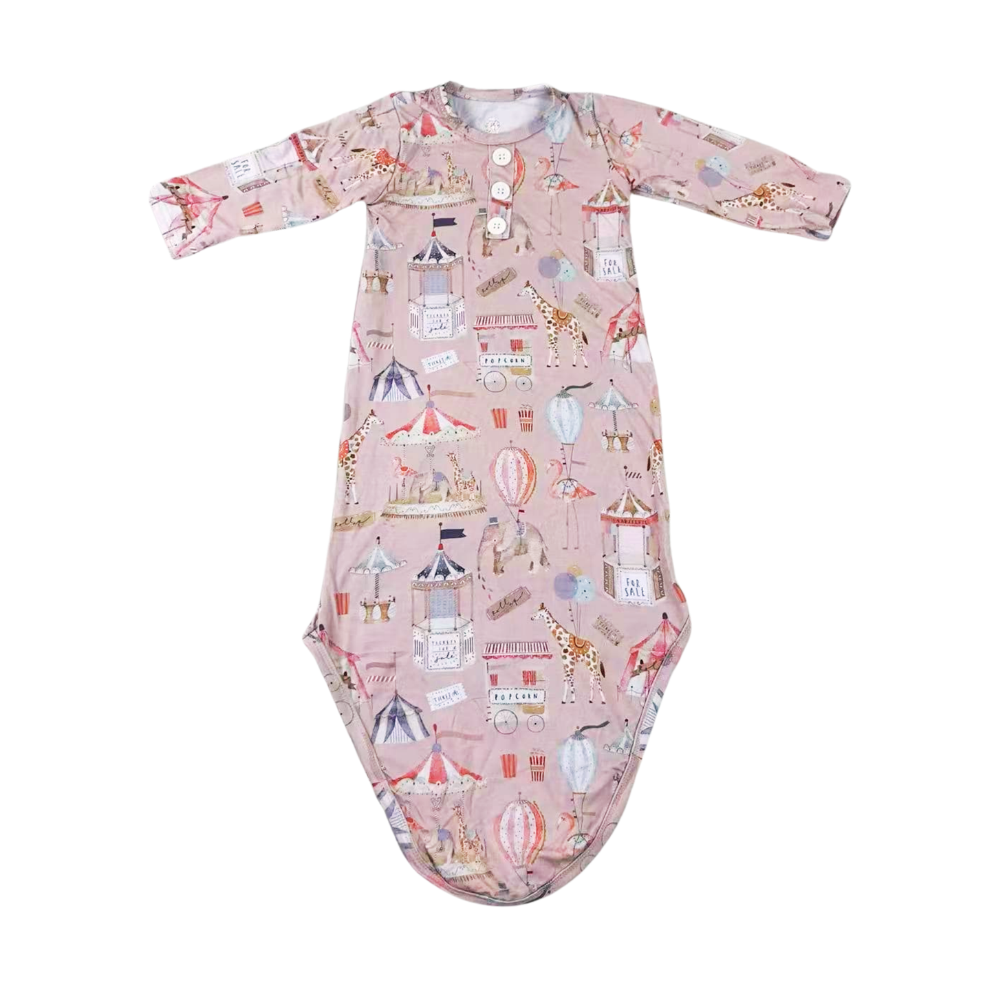 Whimsy Circus Knotted Bamboo Gown