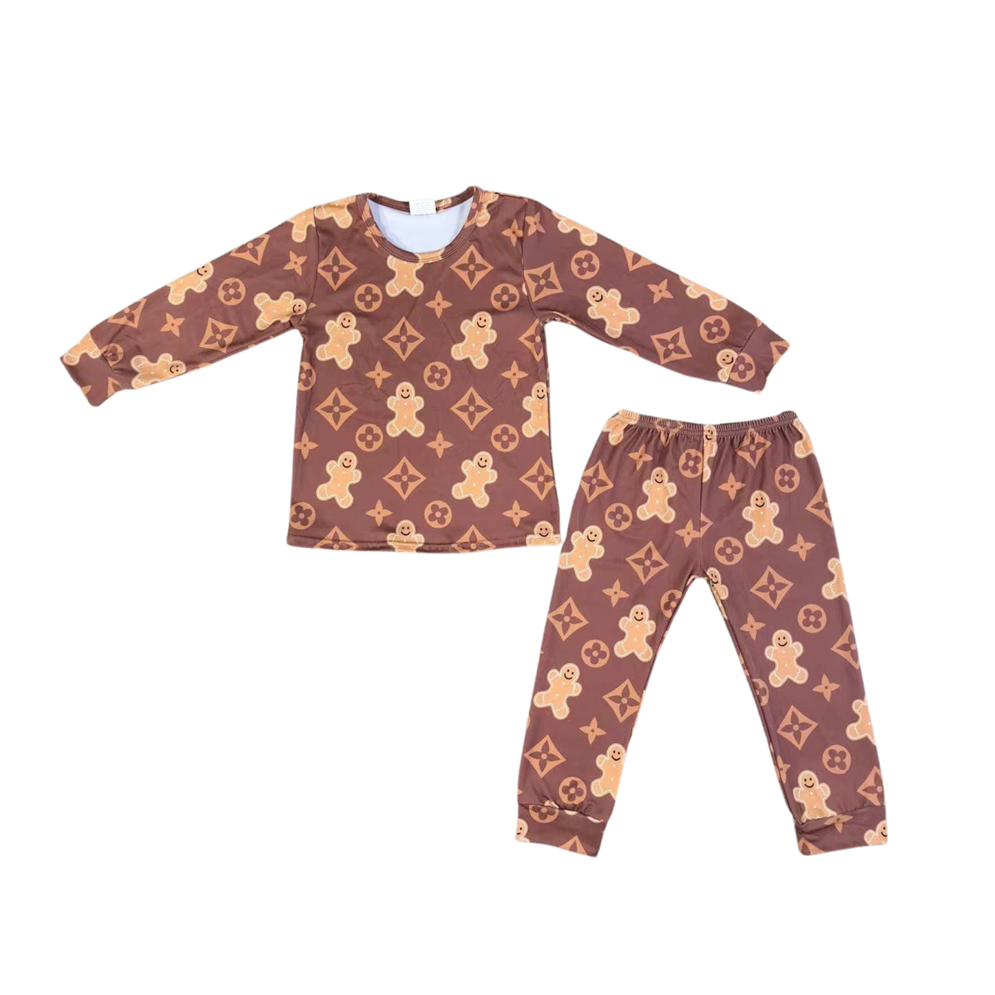 LV Inspired Gingerbread PJ's