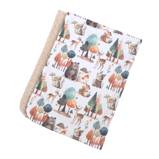 Baby & Toddler Minky Blanket (Enchanted Forest)