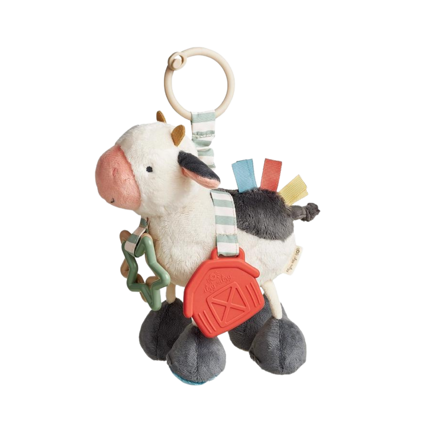 Link & Love Cow Activity Plush with Teether Toy