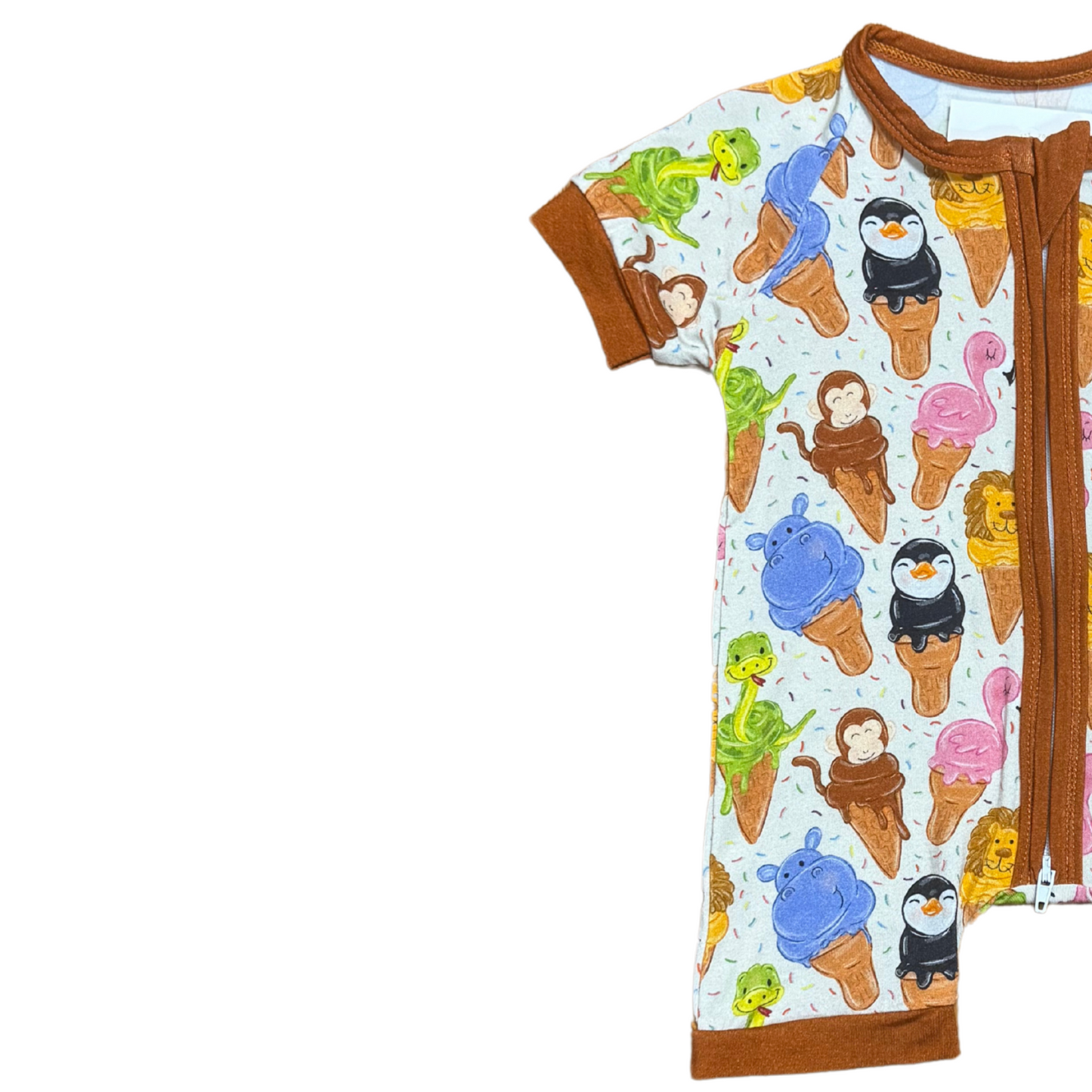 Silly Cones Bamboo Short Romper