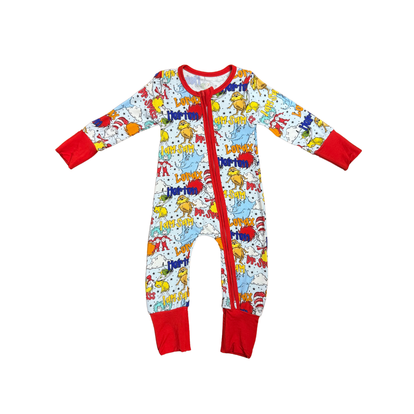 Dr. Seuss Characters Bamboo Romper