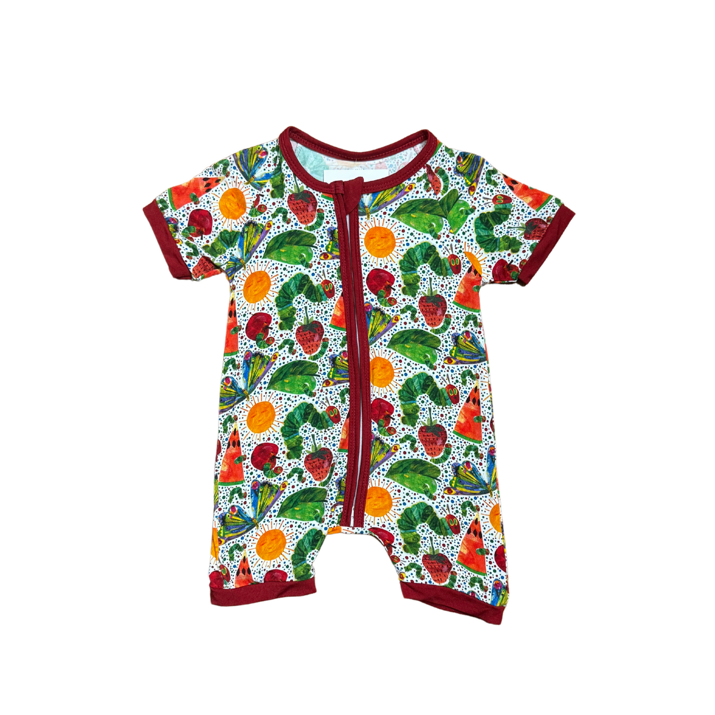 The Very Hungry Caterpillar Bamboo Short Romper