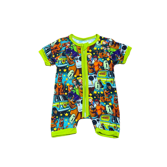 The Mystery Machine Bamboo Short Romper