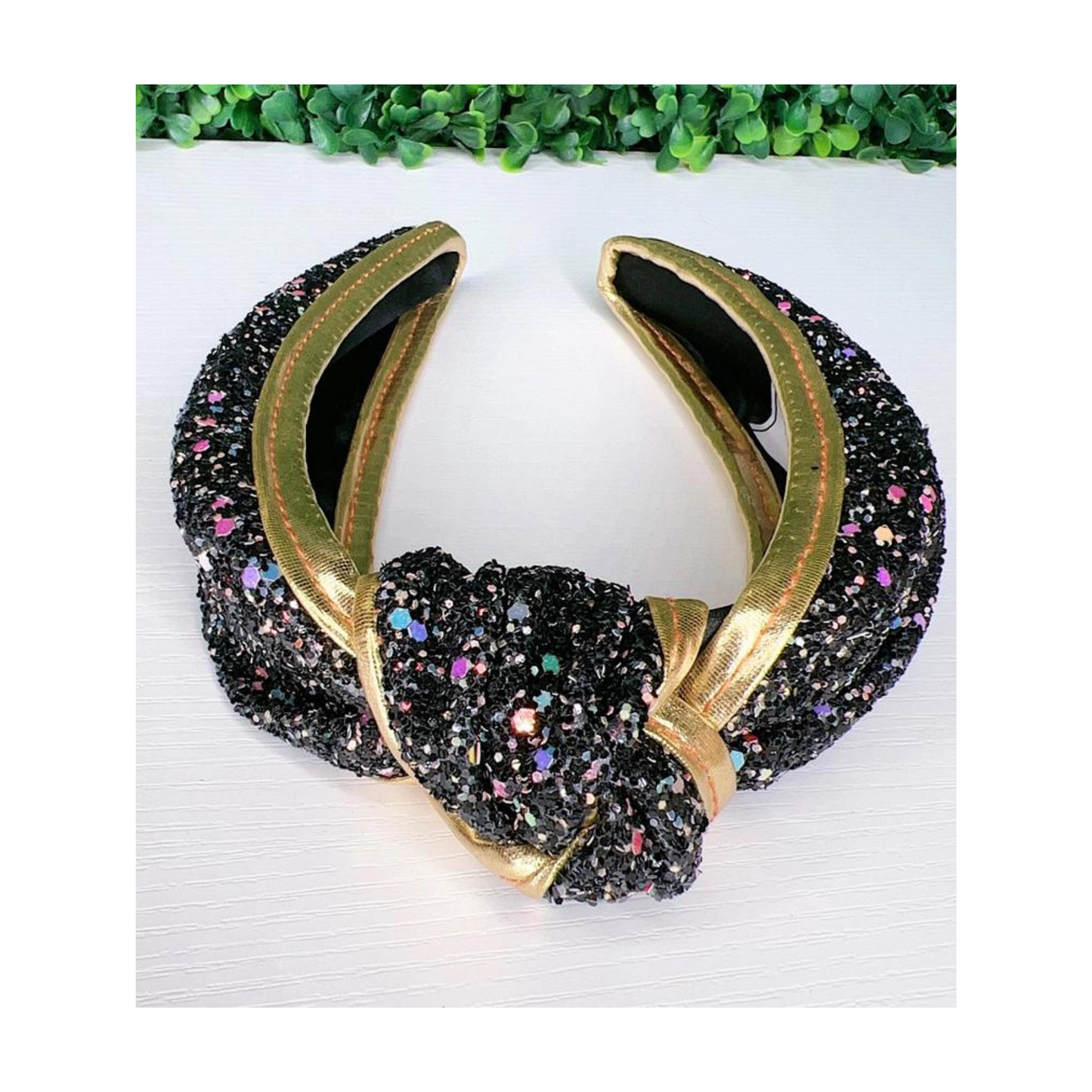 Black Shimmery Headband