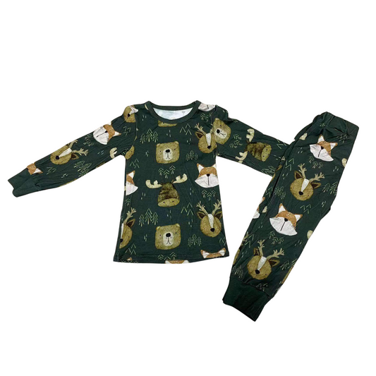 Forest Friends Bamboo PJ's Set