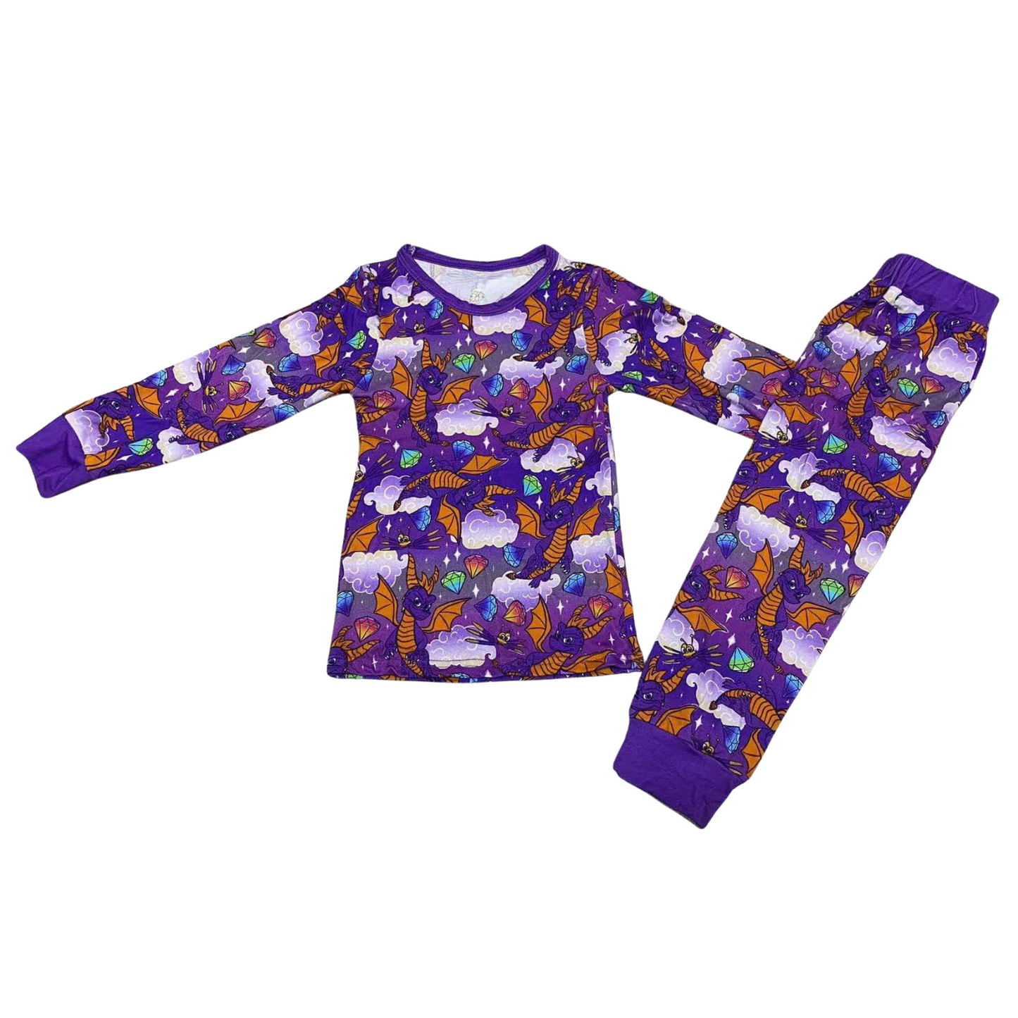 Spyro The Dragon Bamboo PJ's Set