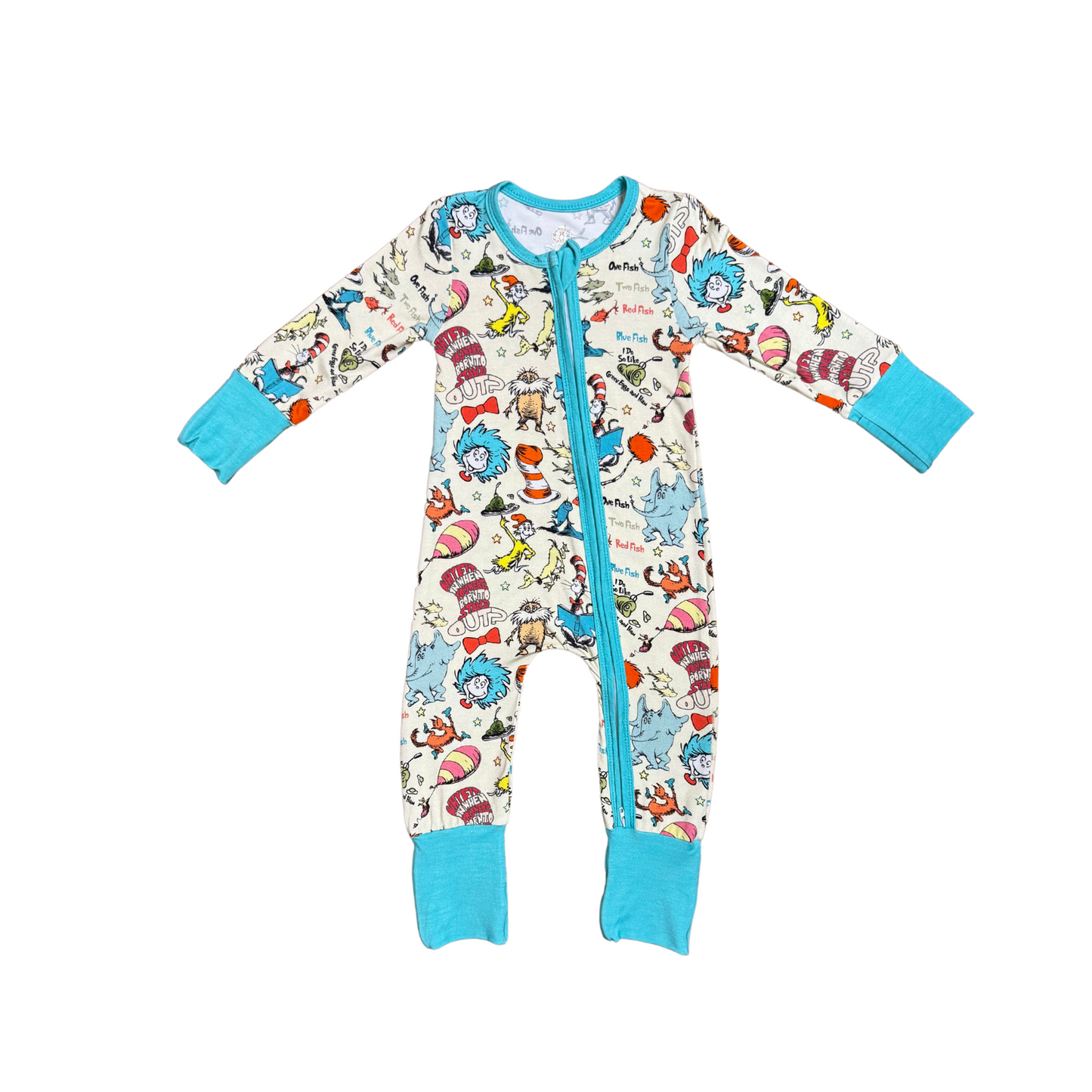 All Things Seuss Bamboo Romper