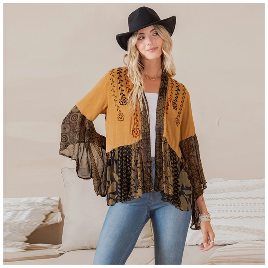 Western Kimono Shrug