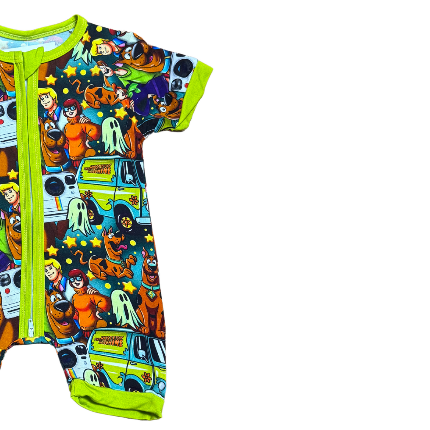 The Mystery Machine Bamboo Short Romper