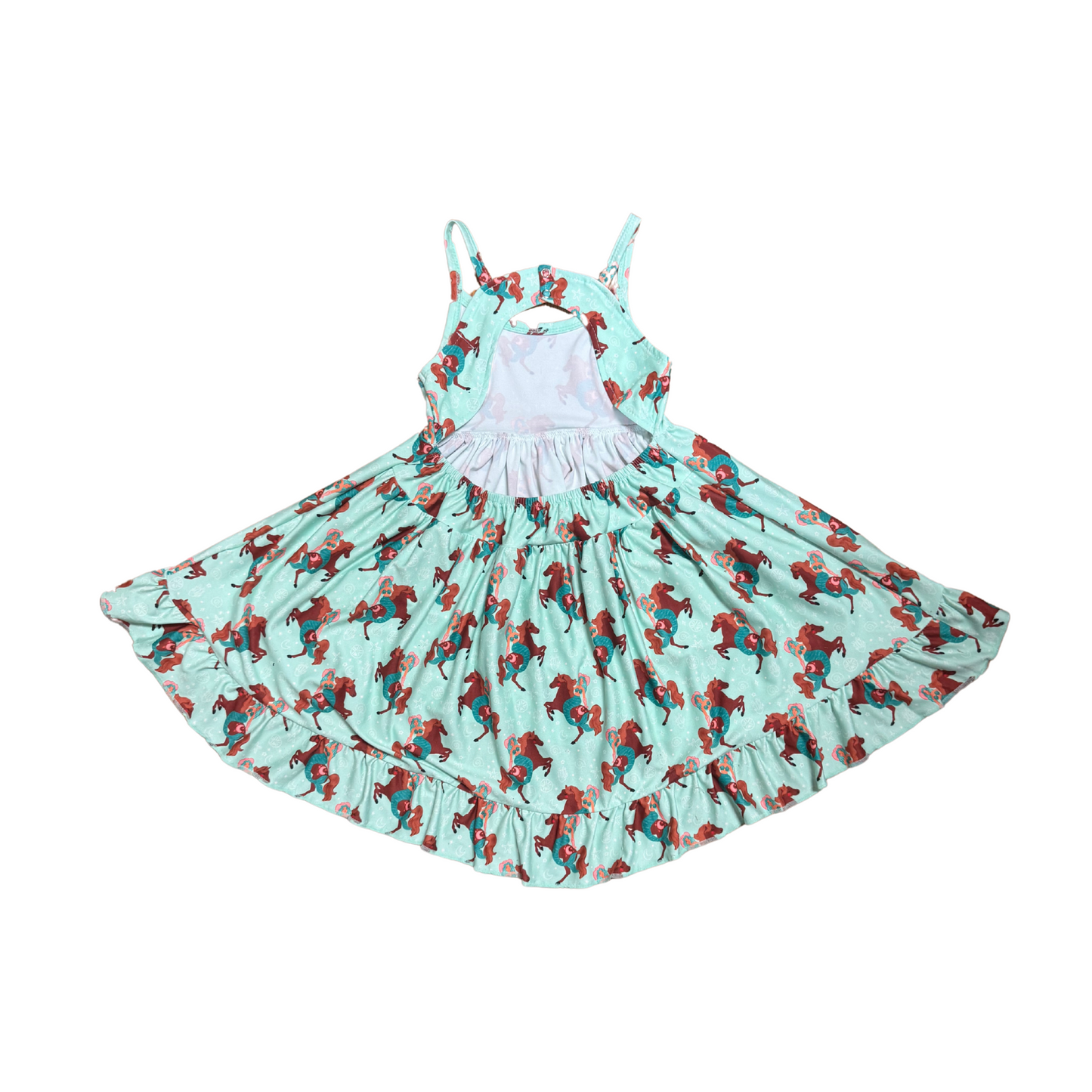 Mermaid Cowgirl Twirl Dress