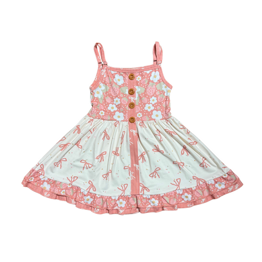 Strawberry Fields Twirl Dress