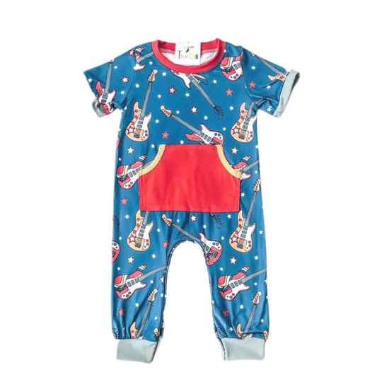 Electric Guitars Infant Romper