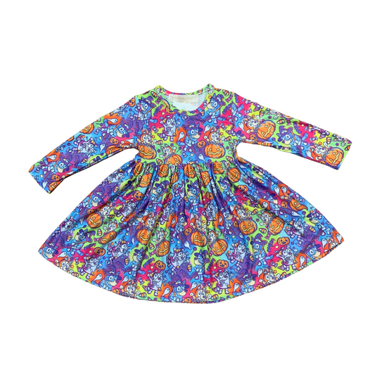 Bluey Loves Lisa Frank Twirl Dress