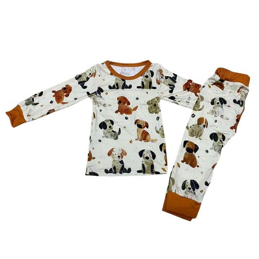 Little Pups Bamboo PJ's Set