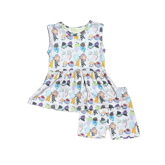 Toy Story Bows Two Piece Outfit