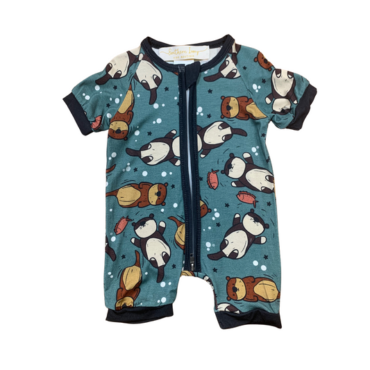 Otter-ly Obsessed Bamboo Short Romper