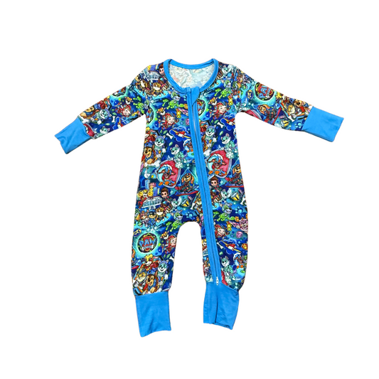 No Job Is Too Big, No Pup Is Too Small Bamboo Romper