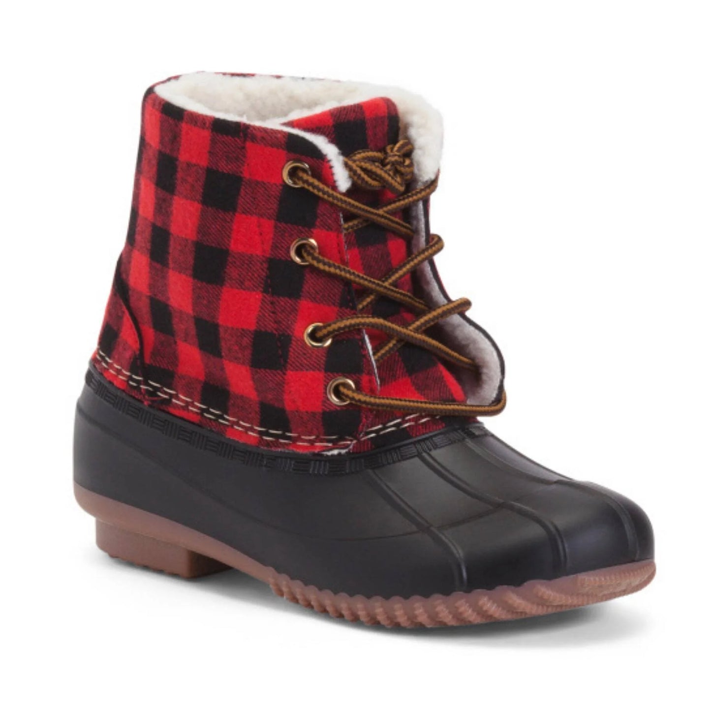 Buffalo Plaid Duck Boots (Little Kid/Big Kid)